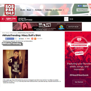 BOBFM104.9 featuring Hilary Duff in 2NOSTALGIK