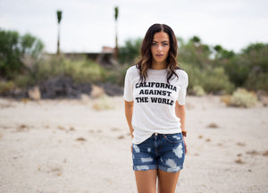 CALIFORNIA AGAINST THE WORLD Bobbie Tee