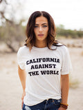 CALIFORNIA AGAINST THE WORLD Bobbie Tee