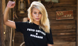 FRIED CHICKEN & BOURBON Bobbie Tee