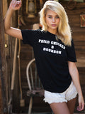 FRIED CHICKEN & BOURBON Bobbie Tee