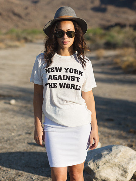 NEW YORK AGAINST THE WORLD Bobbie Tee