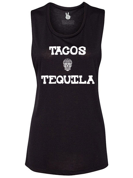 TACOS & TEQUILA Brooke Muscle Tank